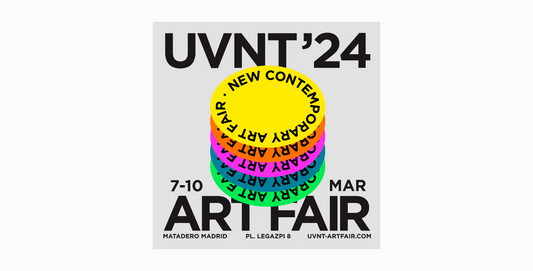 Cartel de UVNT Art Fair donde participamos LAB 36 