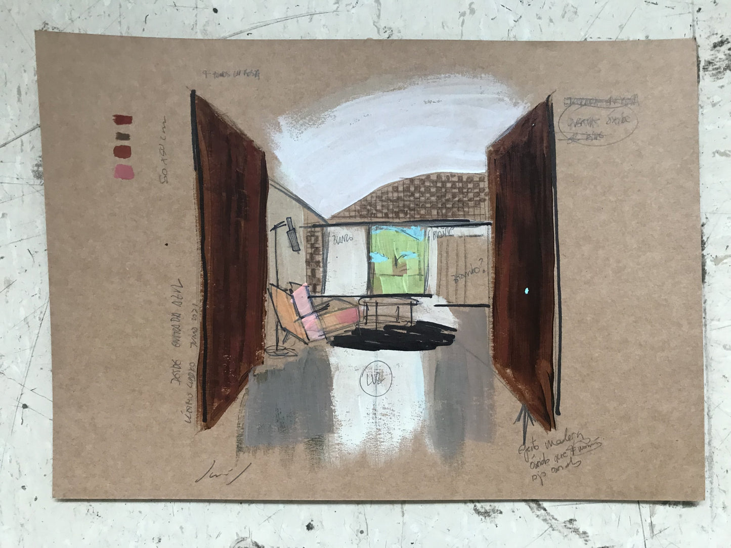 Sketch Domingo al mediodia